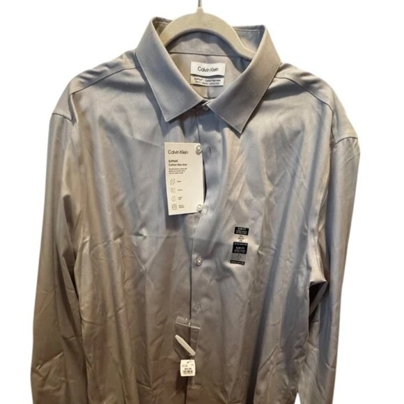 Men's + Calvin Klein + Dress Shirt + Size 2XL + New With Tags + Regular - Picture 2 of 3